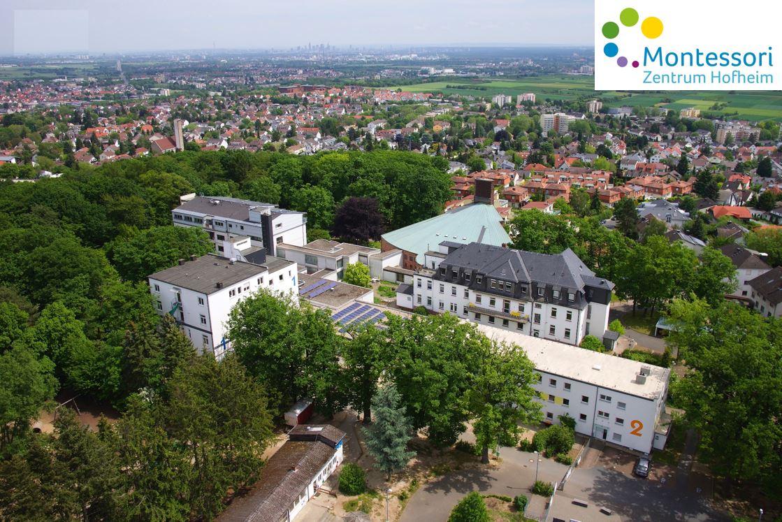 Montessori Zentrum Hofheim Hintergrundbild mit Logo